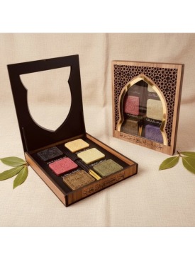 صابون حلب الزعيم مجموعة من ٦ قطع متنوعة