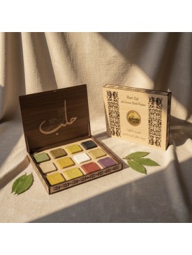 صابون حلب الزعيم مجموعة من ١٢ قطعة متنوعة